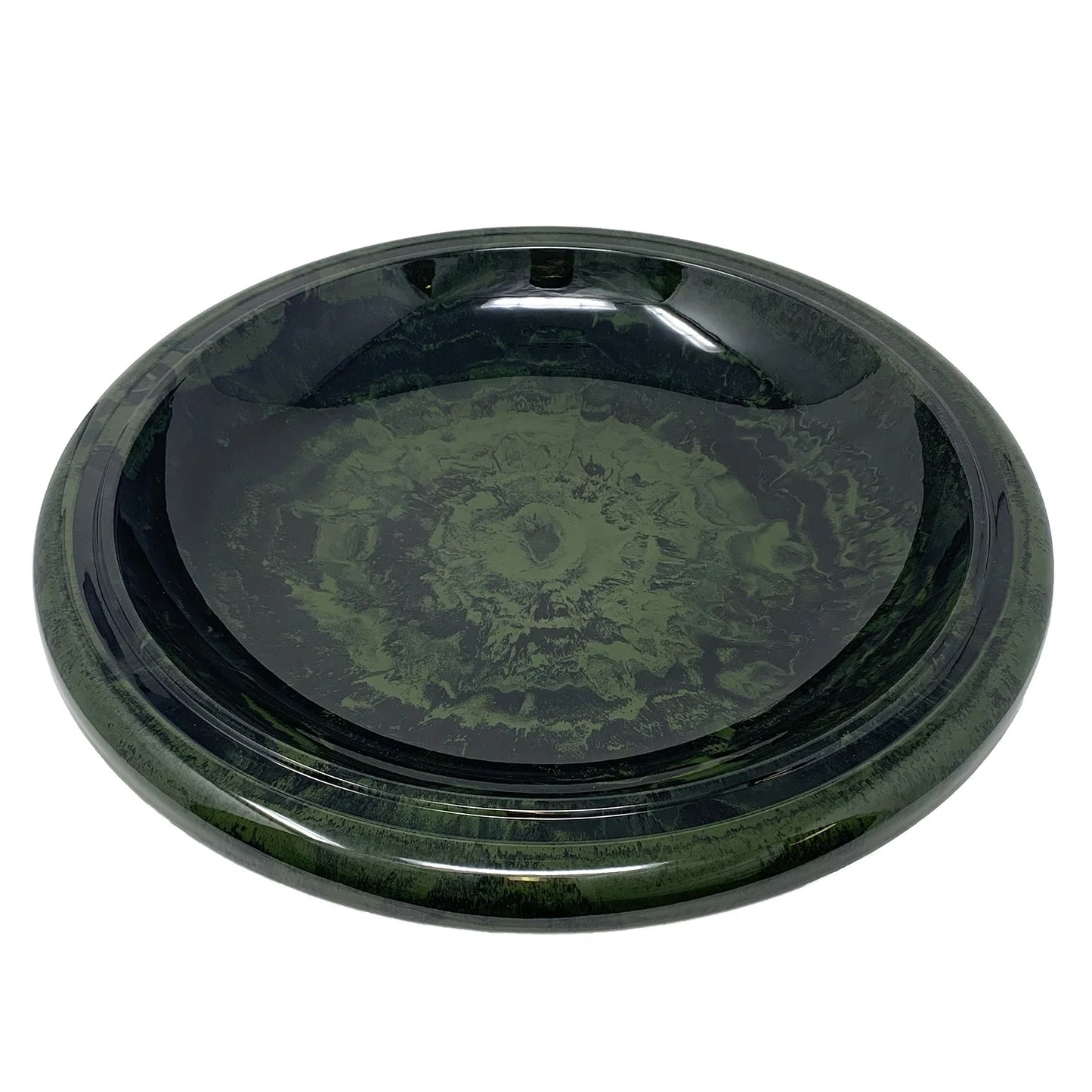 BIRDS and beyond 24" Hunter Green Fiber Clay Birdbath 19"D X 21"H Base