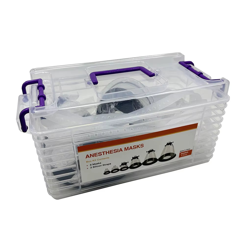 Pet Breathing Mask Animal Anesthesia Kit for Cat Dog Bird Snake Rat with Oxygen Onhalation Atomization Clinic Hospital Supplies