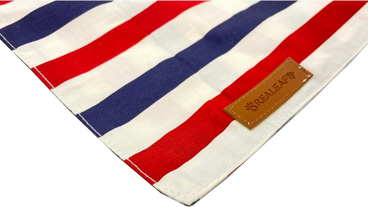 4Th of July Dog Bandanas 2 Pack, Reversible American Flag Pet Scarf for Boy and Girl, Premium Durable Fabric, Patriotic Bandana for Medium and Large Dogs (Large)