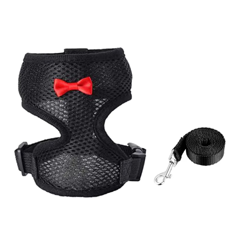 Adjustable Chicken Harness with Leash Comfortable Hen Vest Breathable Harness and Leash for Duck Goose Roosters Training