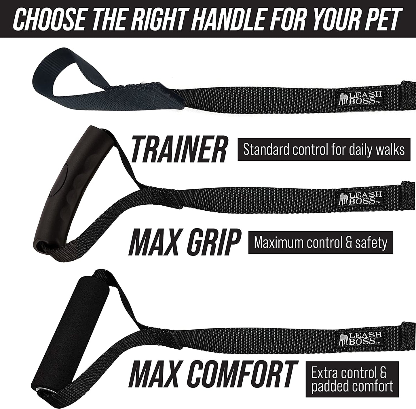 Free Range - Long Dog Leash for Large Dogs - 1 Inch Heavy Duty Nylon Training Lead with Padded Handle - High Visibility Orange - Extra Long Dog Leash (30 Ft)