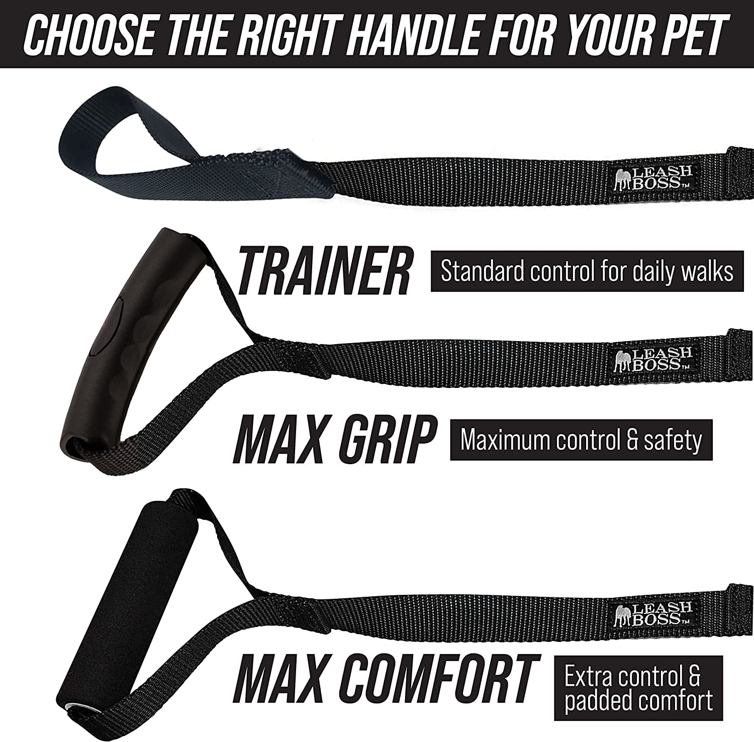 Free Range - Long Dog Leash for Large Dogs - 1 Inch Heavy Duty Nylon Training Lead with Padded Handle - High Visibility Orange - Extra Long Dog Leash (30 Ft)