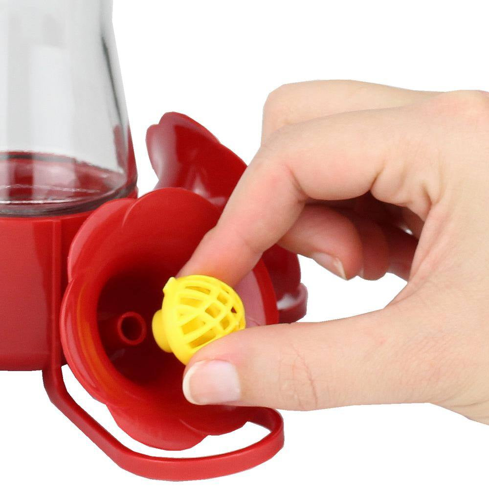 Replacement Yellow Bee Guards for Hummingbird Feeders (4-Count)