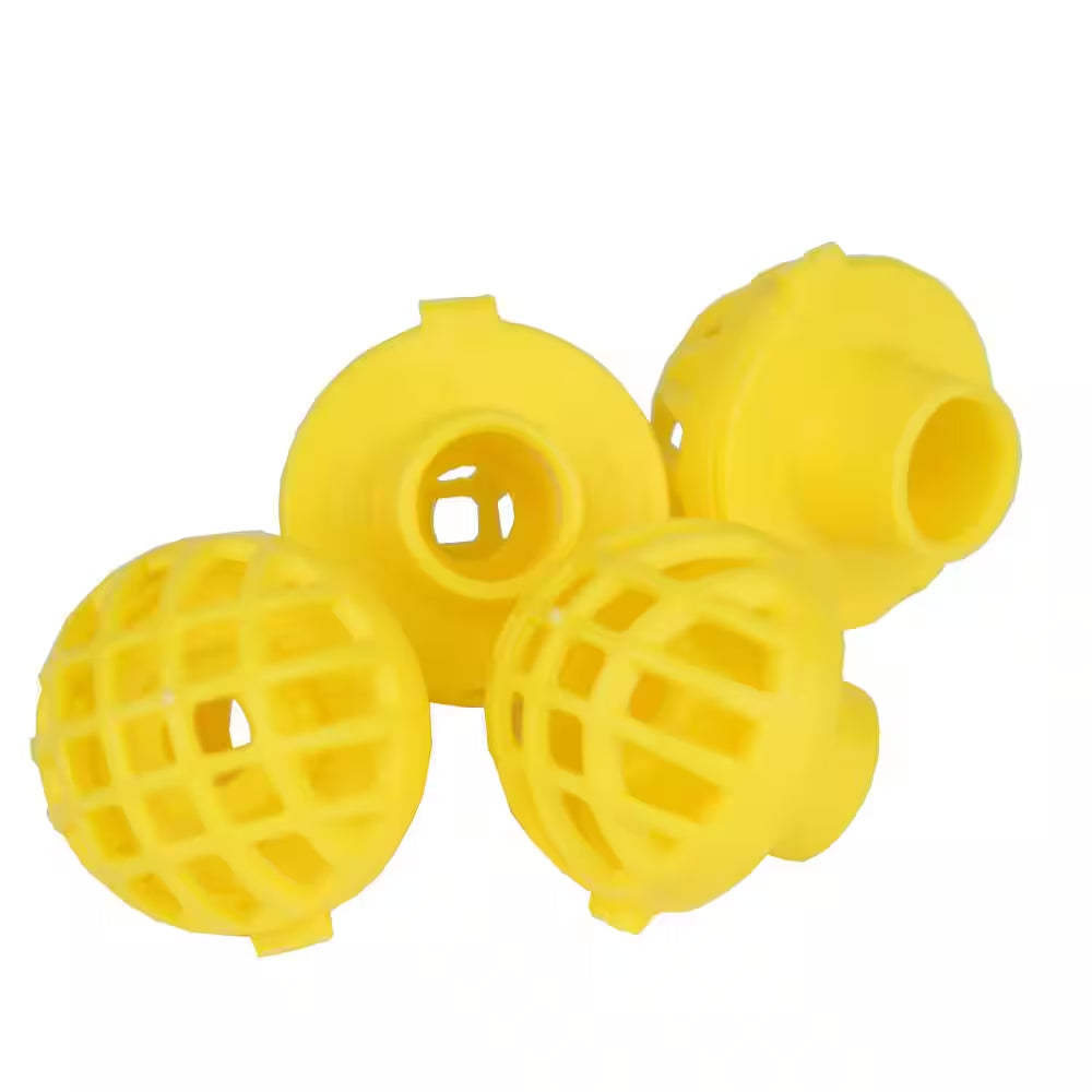 Replacement Yellow Bee Guards for Hummingbird Feeders (4-Count)