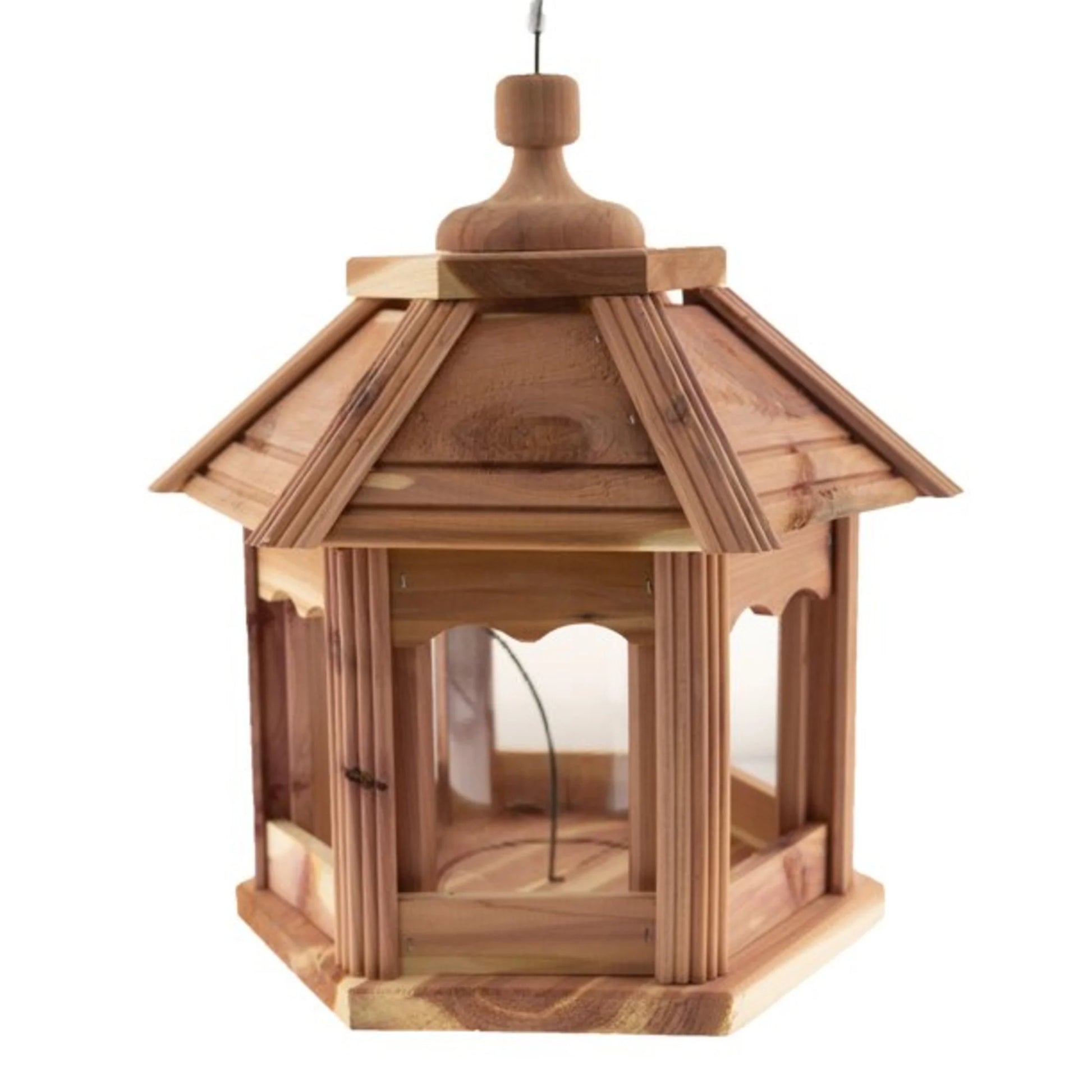Cedar Gazebo Wild Bird Feeder, 3 Lb. Hopper Capacity