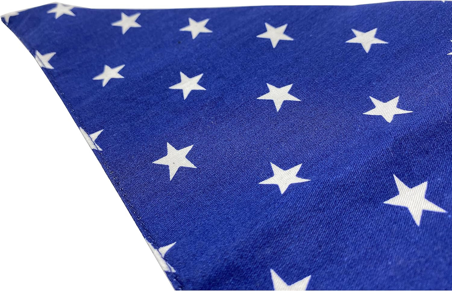 4Th of July Dog Bandanas 2 Pack, Reversible American Flag Pet Scarf for Boy and Girl, Premium Durable Fabric, Patriotic Bandana for Medium and Large Dogs (Large)
