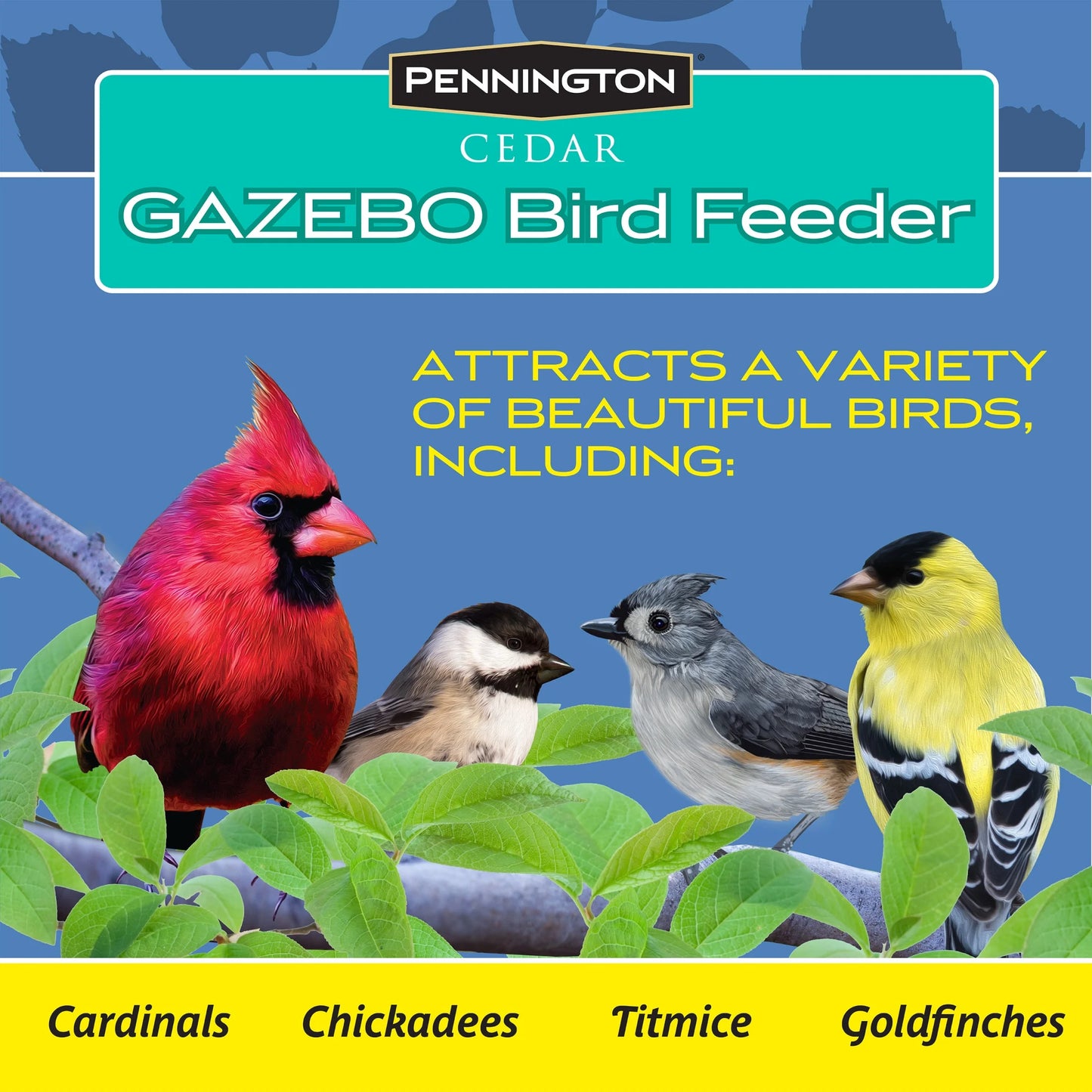 Cedar Gazebo Wild Bird Feeder, 3 Lb. Hopper Capacity