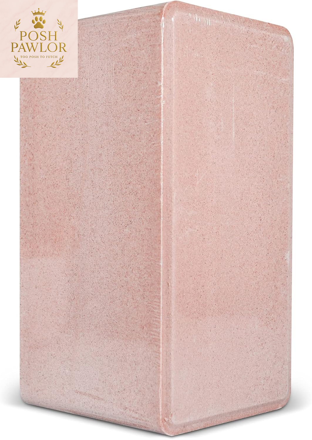 8.8LB (4KG) Compressed Pink Himalayan Salt Animal Lick Brick for Livestock and Wildlife - 100% Pure & Natural Feed Salt - 84 Natural Minerals and Trace Elements