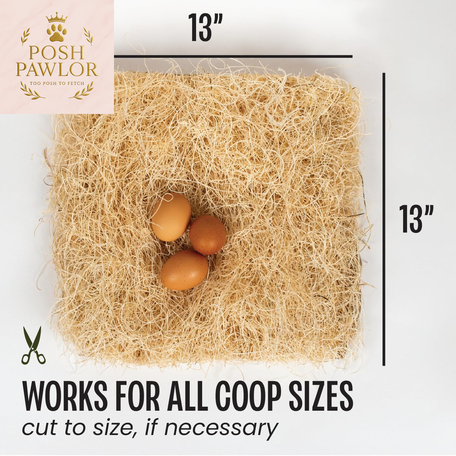 Premium Aspen 12 Pack Excelsior Nesting Liners (12 Pack), Chicken Bedding for Nesting Box, Nesting Pads Box Liners, Chicken Bedding for Coop, Chick Bedding, USA Grown & Sustainably Harvested