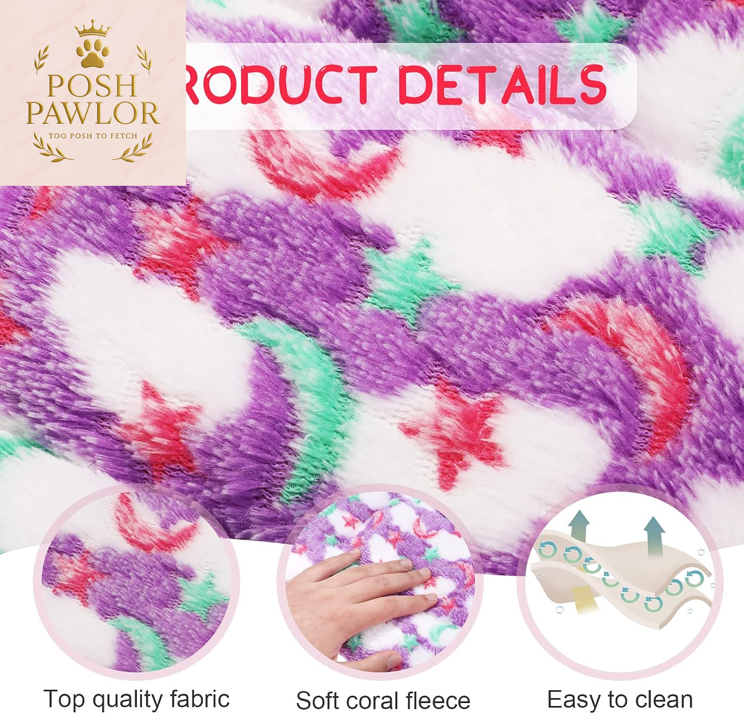 3 Pcs Bunny Guinea Pig Beds Soft Bunny Mats Warm Guinea Pig Mat Small Animal Winter Bed Pads Fleece Sleeping Pads for Indoor Rabbit Hamster Squirrel Hedgehog Chinchilla Ferret(Moon)
