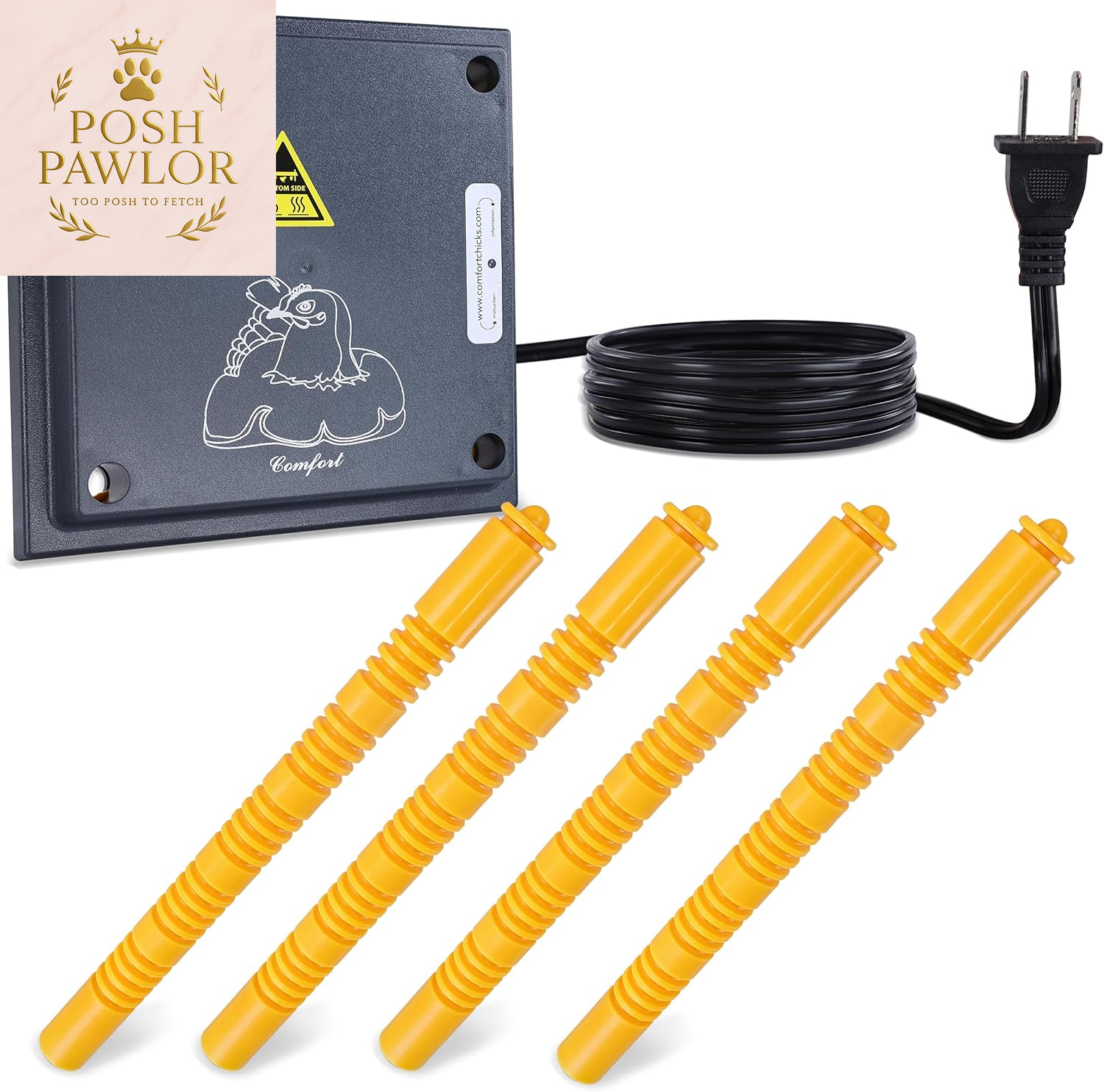 Chick Heating Plate Brooder Plate - 10 Inch Brooder Heat Plate for Chicks and Ducklings with Adjustable Height